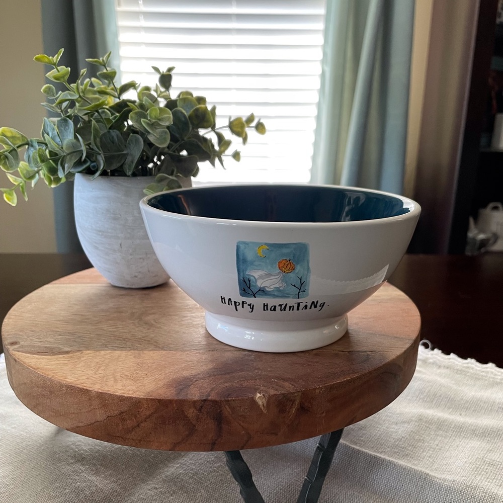 Rae Dunn "Happy Haunting" small bowl